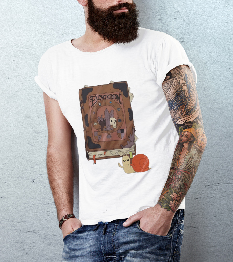 Adventure Time Enchiridion Snail Cartoon Network Book T-Shirt