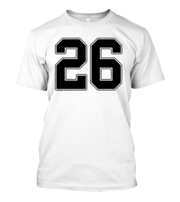 Minnesota Vikings Salute To Service 26 Name And Number T-Shirt