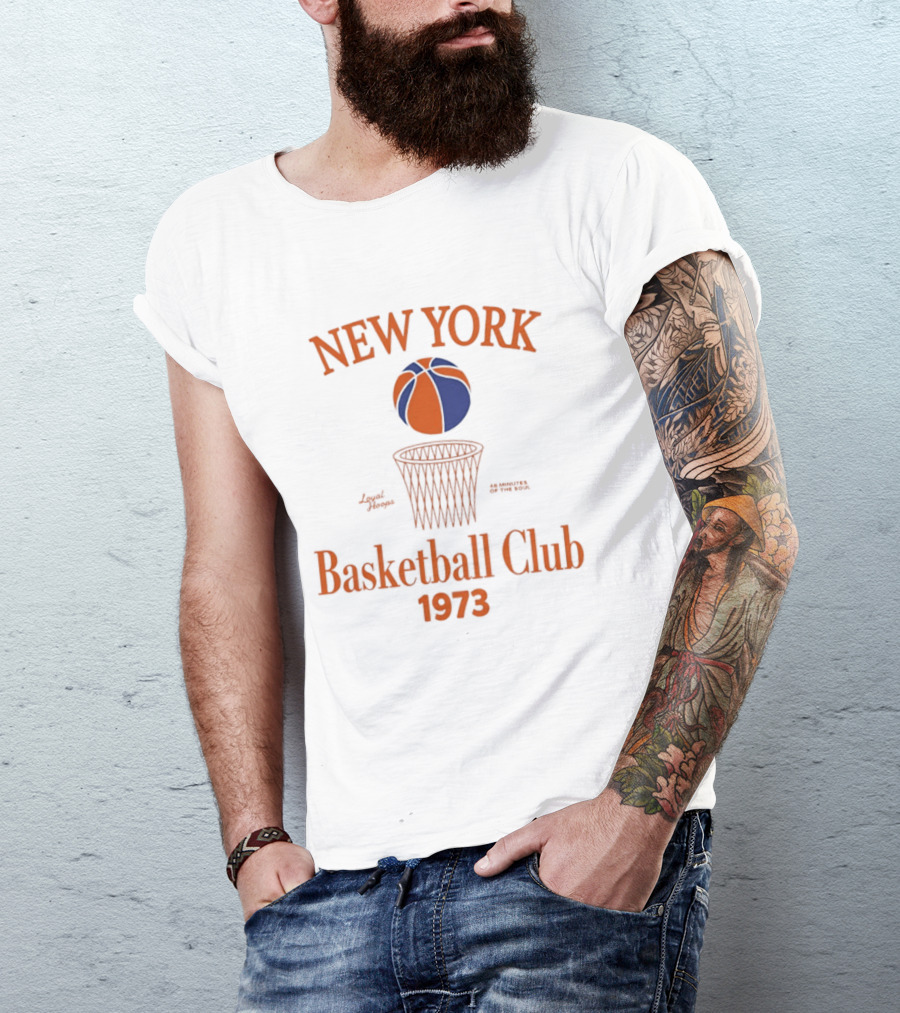 New York Basketball Club 1973 Loyal Hoops 48 Minutes Of The Soul T-Shirt