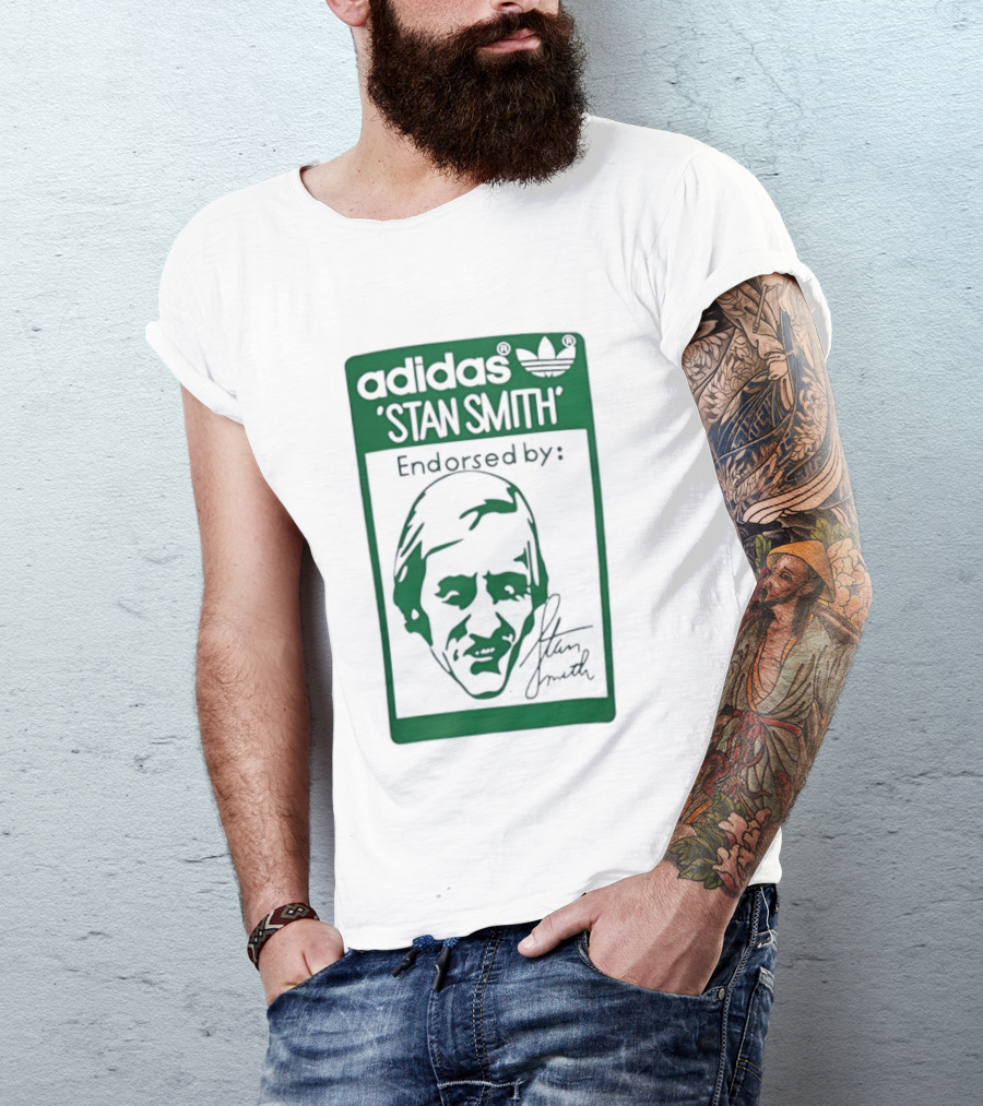 Adidas Stan Smith Endorsed Logo Green T-Shirt