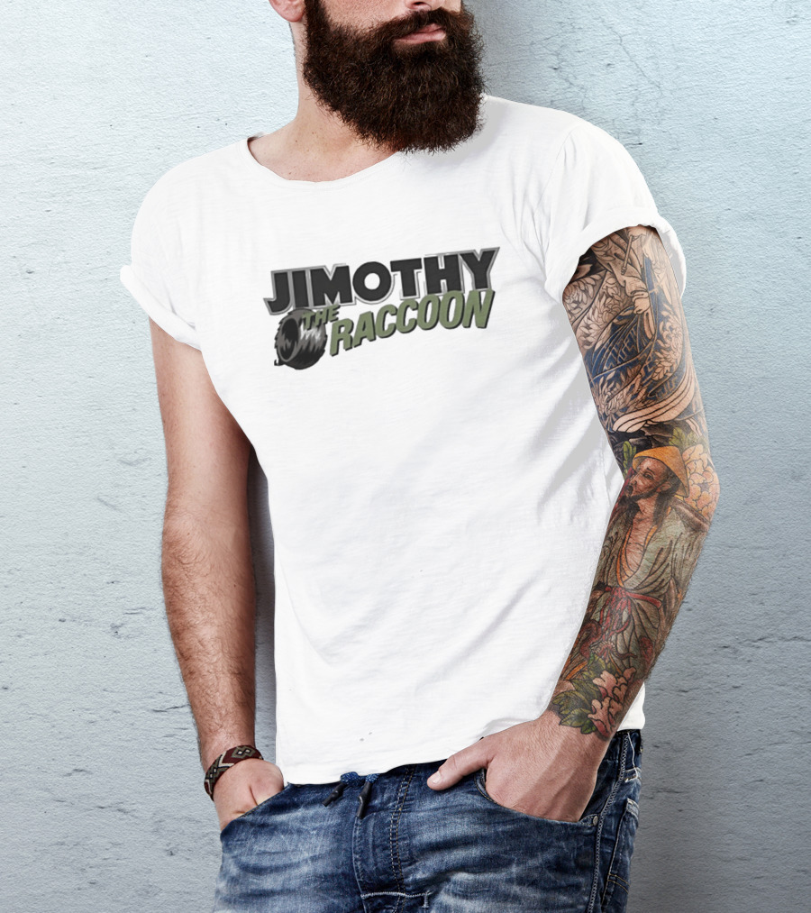 Jimothy The Raccoon Tire T-Shirt