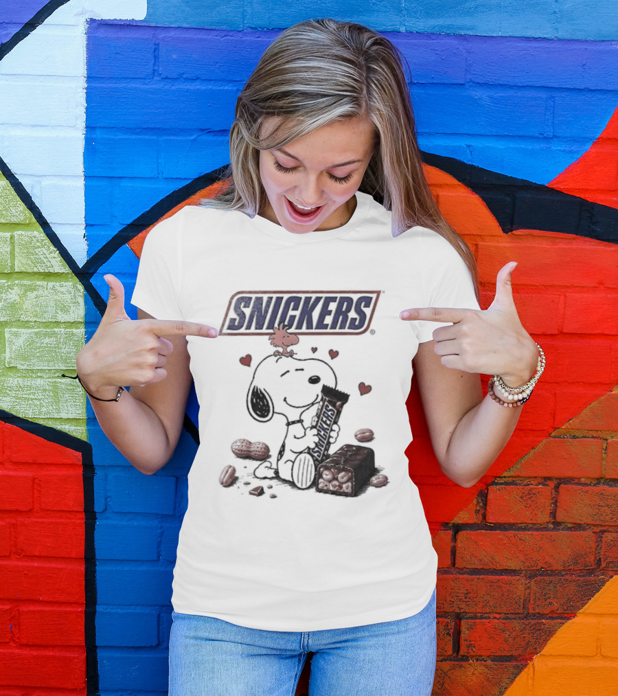Peanuts Snoopy Woodstock Snickers You're Not You When Hungry T-Shirt