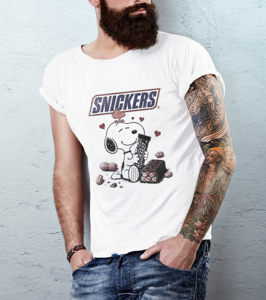 Peanuts Snoopy Woodstock Snickers You're Not You When Hungry T-Shirt