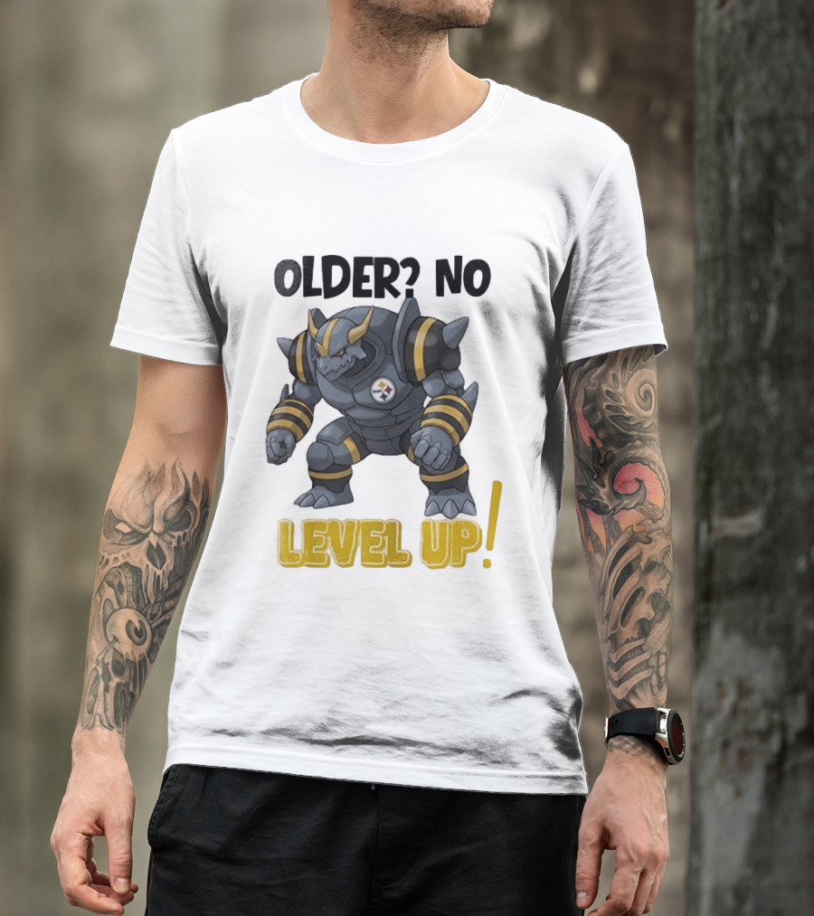 Pittsburgh Steelers X Pokémon 30th Anniversary Older No Level Up T-Shirt