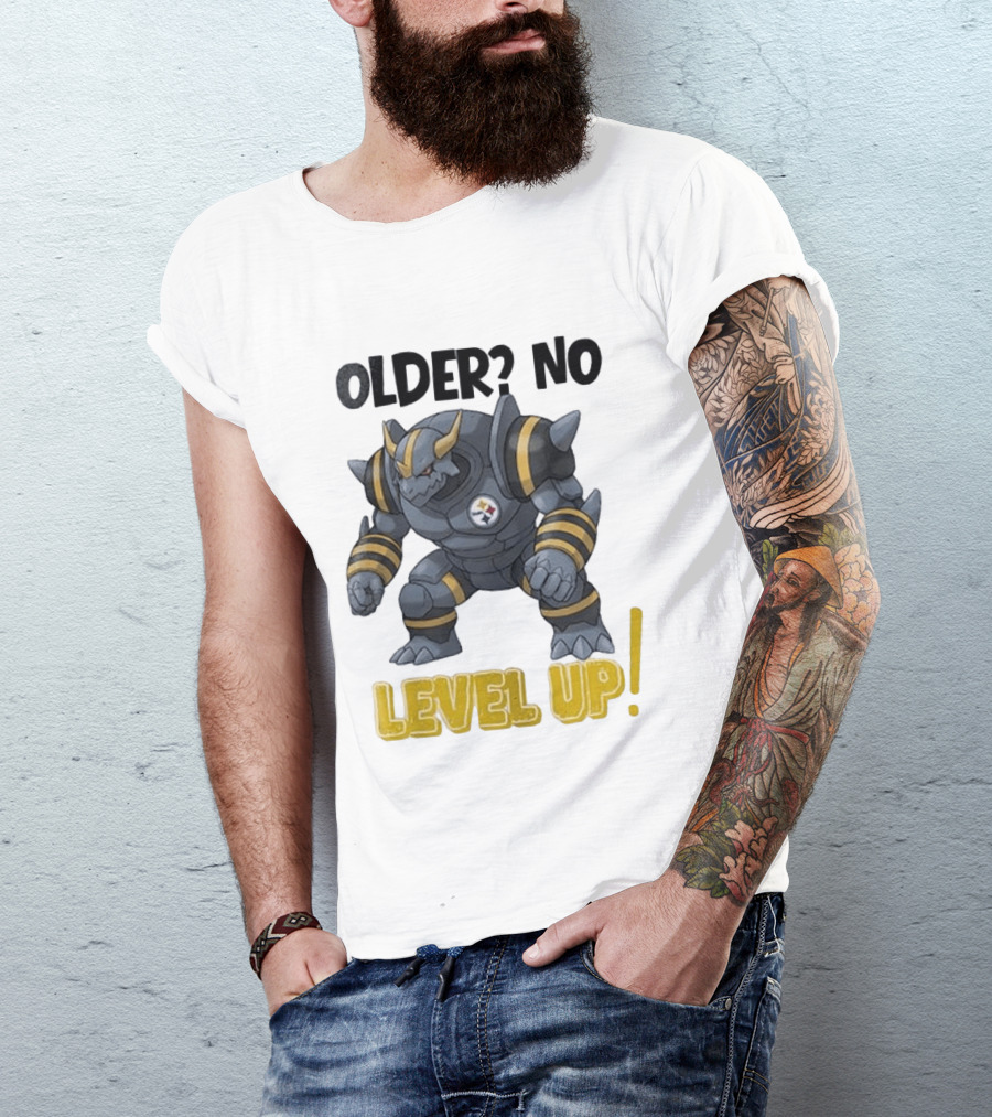 Pittsburgh Steelers X Pokémon 30th Anniversary Older No Level Up T-Shirt