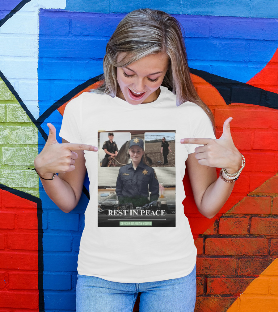 Rest In Peace Officer D. Young Memorial T-Shirt