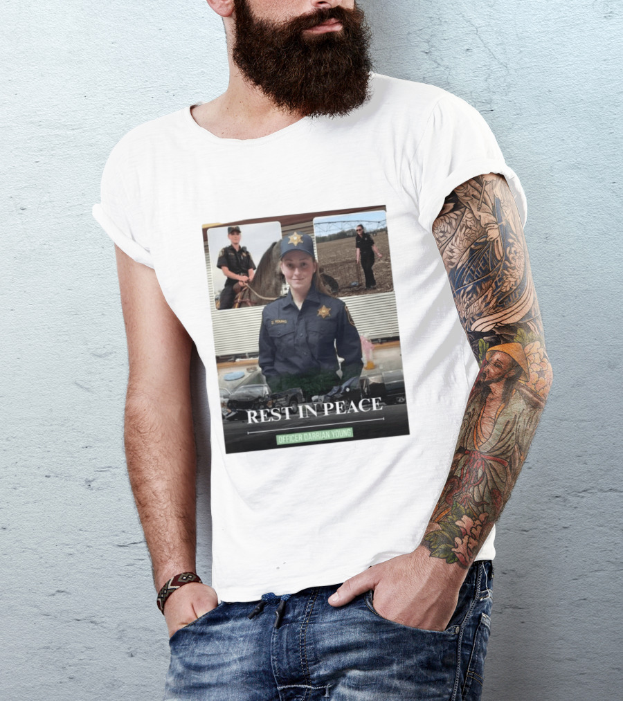 Rest In Peace Officer D. Young Memorial T-Shirt