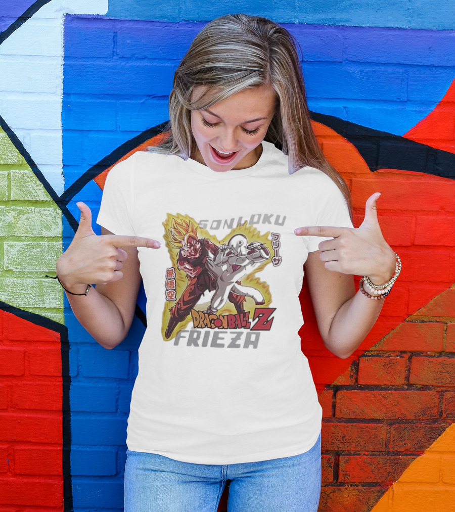 Son Goku Frieza Dragon Ball Z Anime Showdown T-Shirt