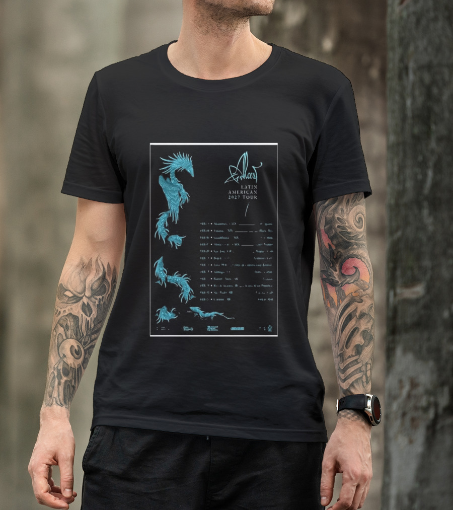 Alcest Latin American Tour 2027 Dates And Locations With Mythical Dragon T-Shirt