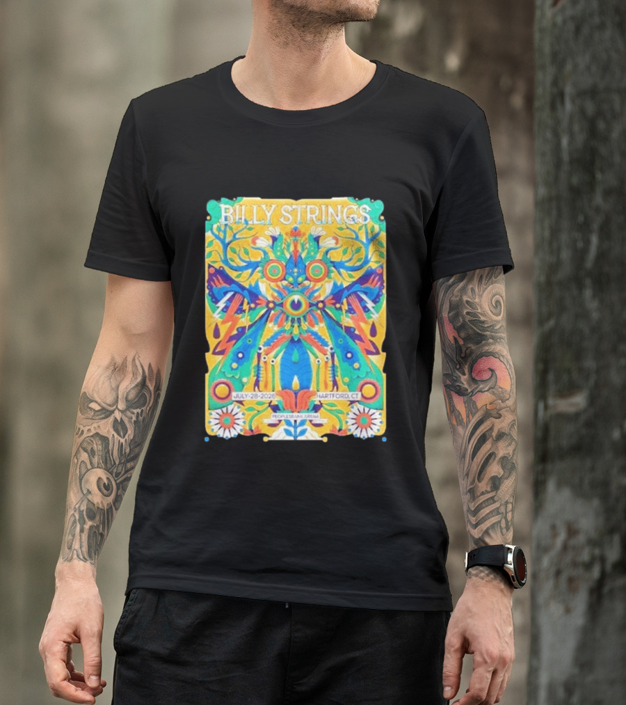 Billy Strings PeoplesBank Arena Hartford CT July 28 2026 T-Shirt