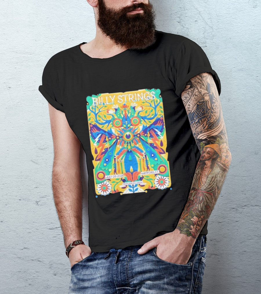 Billy Strings PeoplesBank Arena Hartford CT July 28 2026 T-Shirt