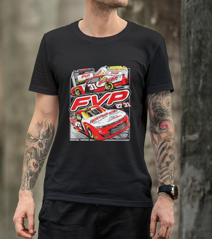 FVP Verified Proven Jordan Anderson Racing Chevrolet 27 31 T-Shirt