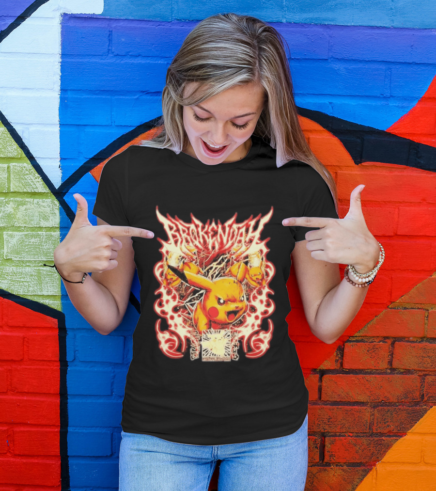 Brokendah High Voltage Pikachu Pokémon Electric Burst T-Shirt