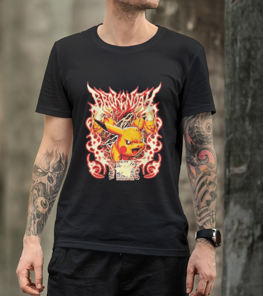 Brokendah High Voltage Pikachu Pokémon Electric Burst T-Shirt