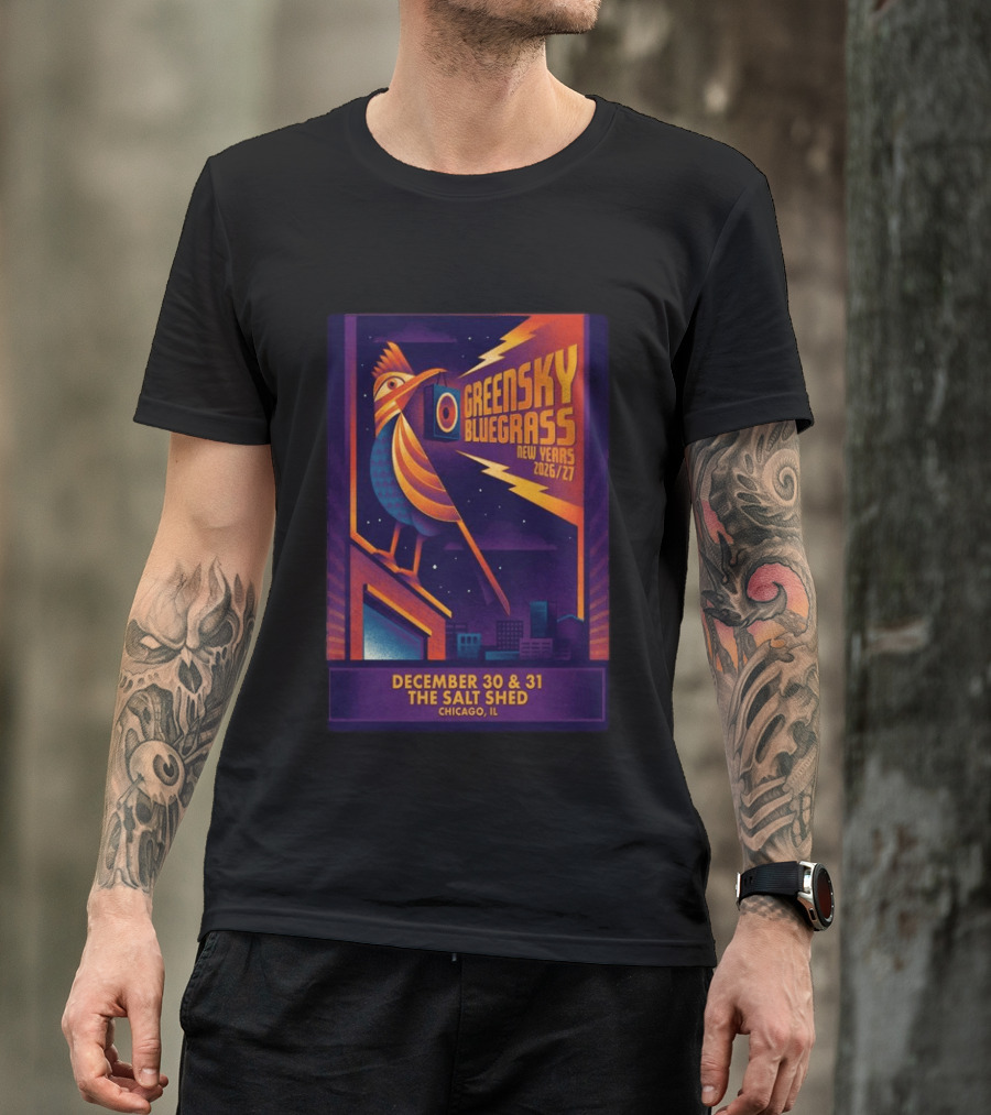 GreenSky Bluegrass New Years 2026/27 December 30 & 31 The Salt Shed Chicago IL T-Shirt