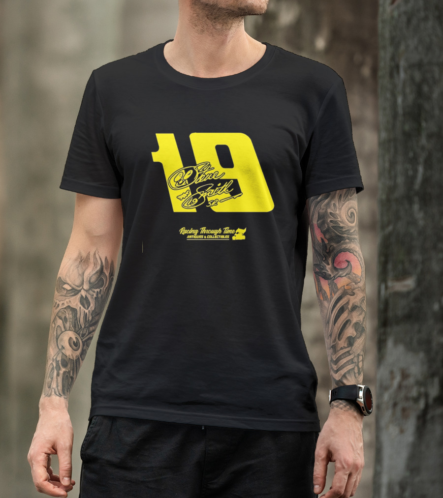 Steve Smith Sr 19 Racing Through Time Antiques Collectibles T-Shirt