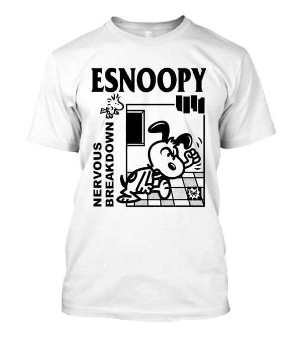 ESNOOPY Nervous Breakdown Comic T-Shirt