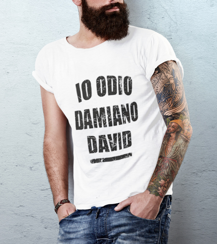 Trendy Io Odio Damiano David Emozione Ribelle Moda कूल T-Shirt