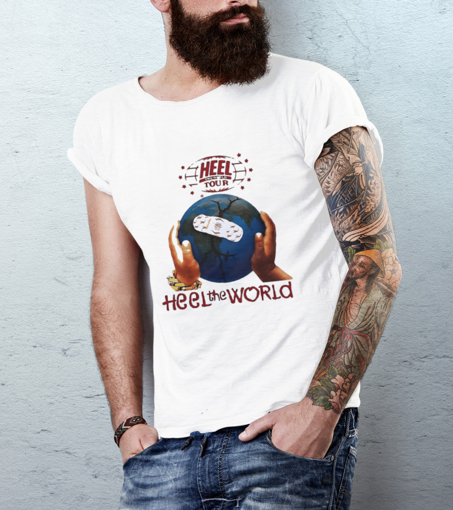 Westside Gunn Heel The World Tour Griselda Bandaged Earth And Hands T-Shirt