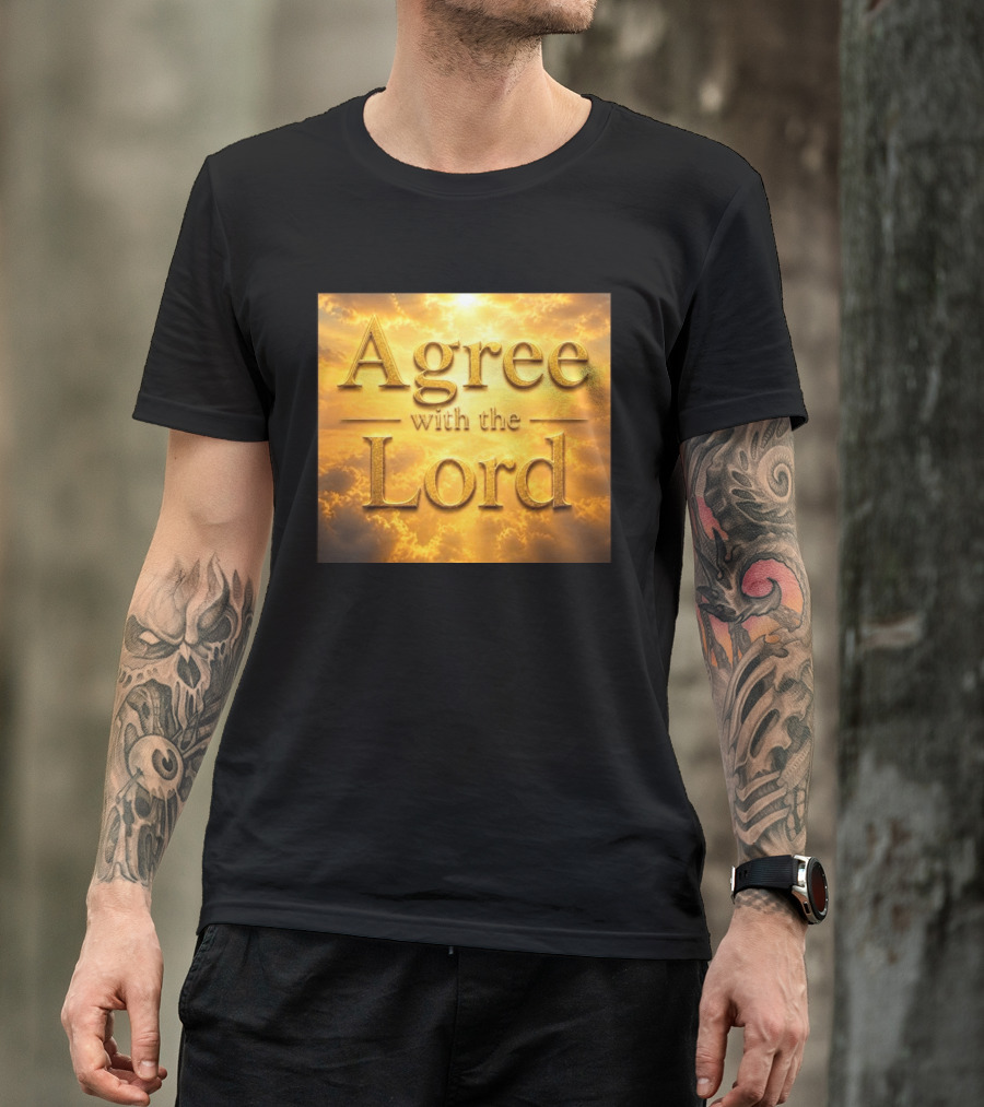 Agree With The Lord Golden Cloudy Sky T-Shirt