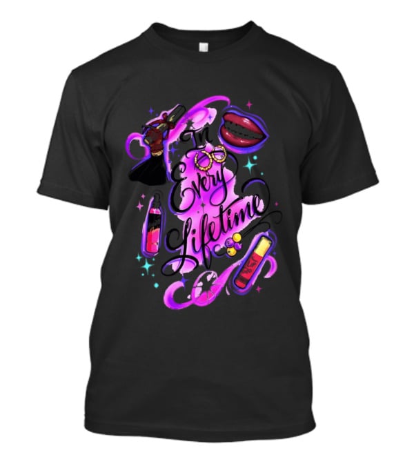 In Every Lifetime Hustle Lip Glo Airbrush T-Shirt