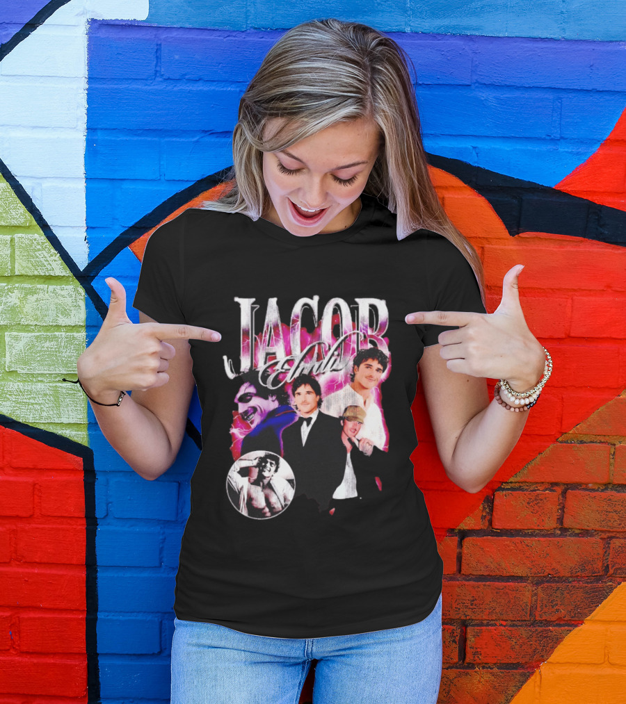 Jacob Elordi Collage Joker Suit Hat Aesthetic T-Shirt