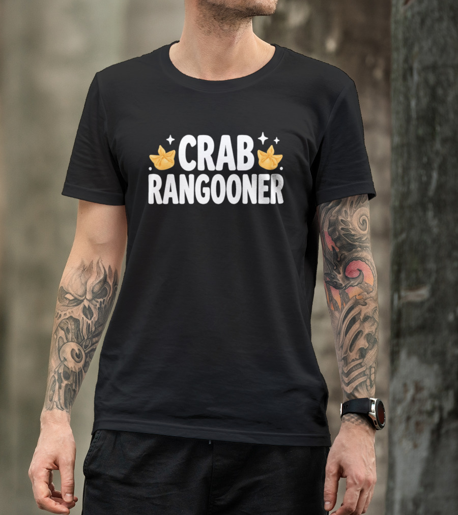 Crab Rangooner Chinese Food Appetizer Fun Novelty T-Shirt