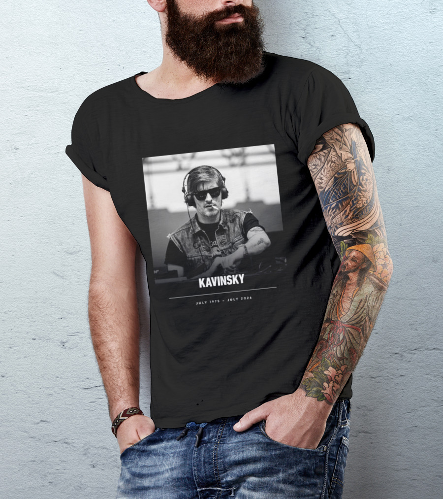 Kavinsky July 1975 July 2026 Retro DJ T-Shirt