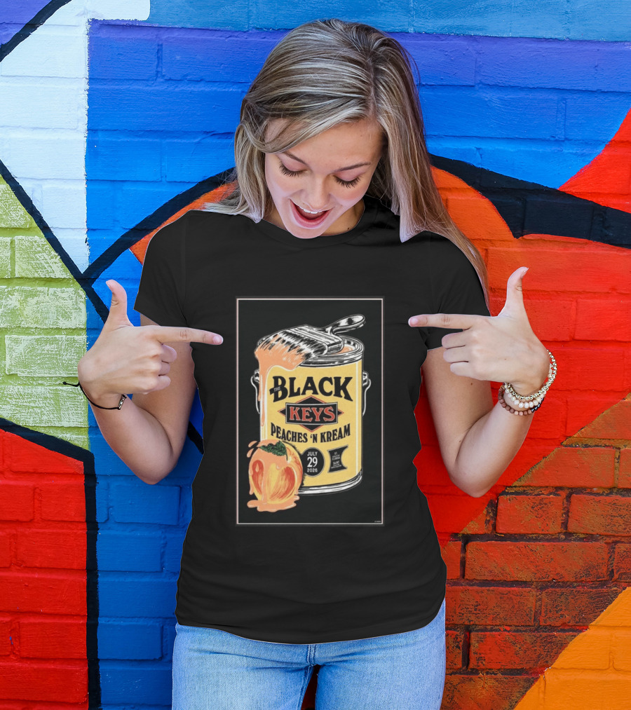 The Black Keys Peaches 'N Kream July 29 2026 St. Augustine Florida T-Shirt