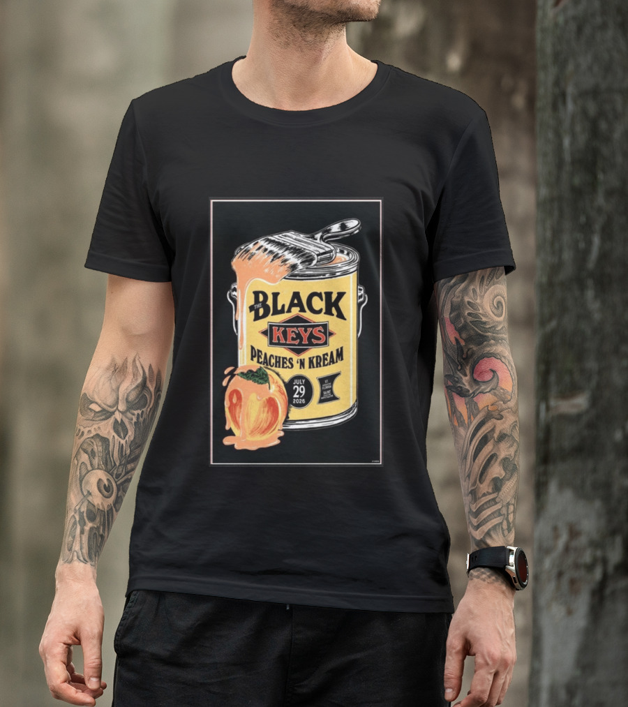 The Black Keys Peaches 'N Kream July 29 2026 St. Augustine Florida T-Shirt