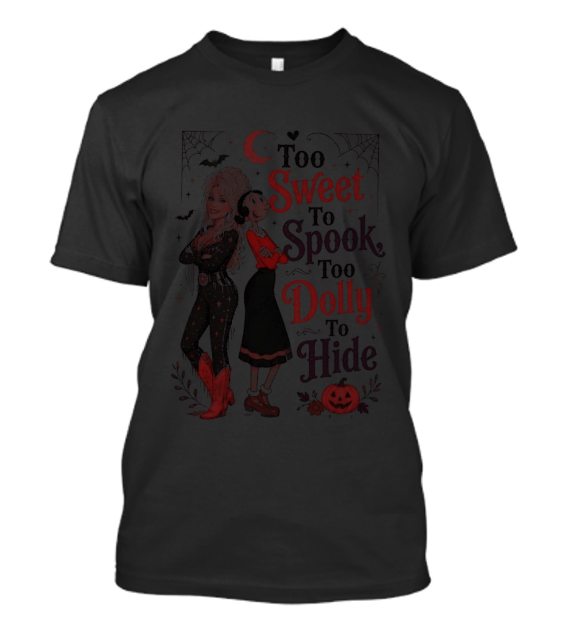 Too Sweet To Spook Too Dolly To Hide With Olive Oyl Halloween T-Shirt
