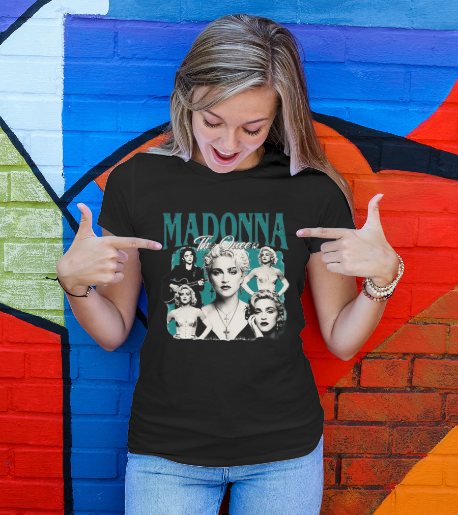 Madonna The Queen Iconic 90s Music Legend T-Shirt