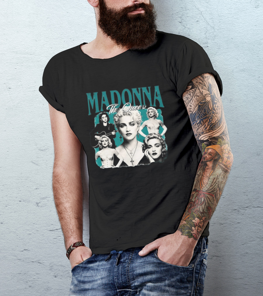Madonna The Queen Iconic 90s Music Legend T-Shirt