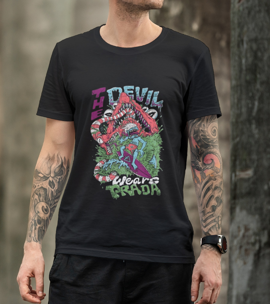 The Devil Wears Prada Surf's Up Crocodile Monster Scene T-Shirt