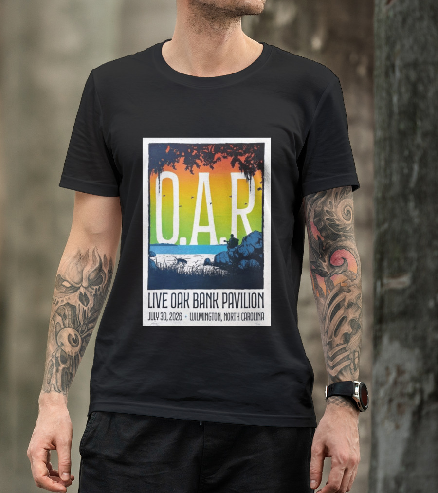 O.A.R. Live Oak Bank Pavilion July 30 2026 Wilmington North Carolina T-Shirt