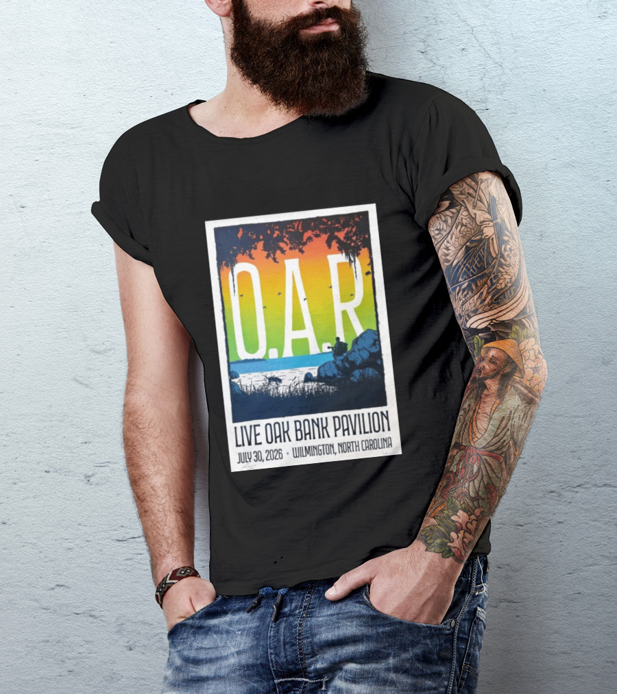 O.A.R. Live Oak Bank Pavilion July 30 2026 Wilmington North Carolina T-Shirt