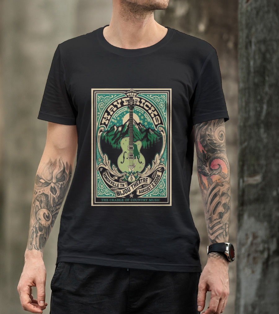 The Mavericks Brand New Day Tour 2026 Knoxville TN Bijou Theatre August 2 Cradle Of Country Music T-Shirt