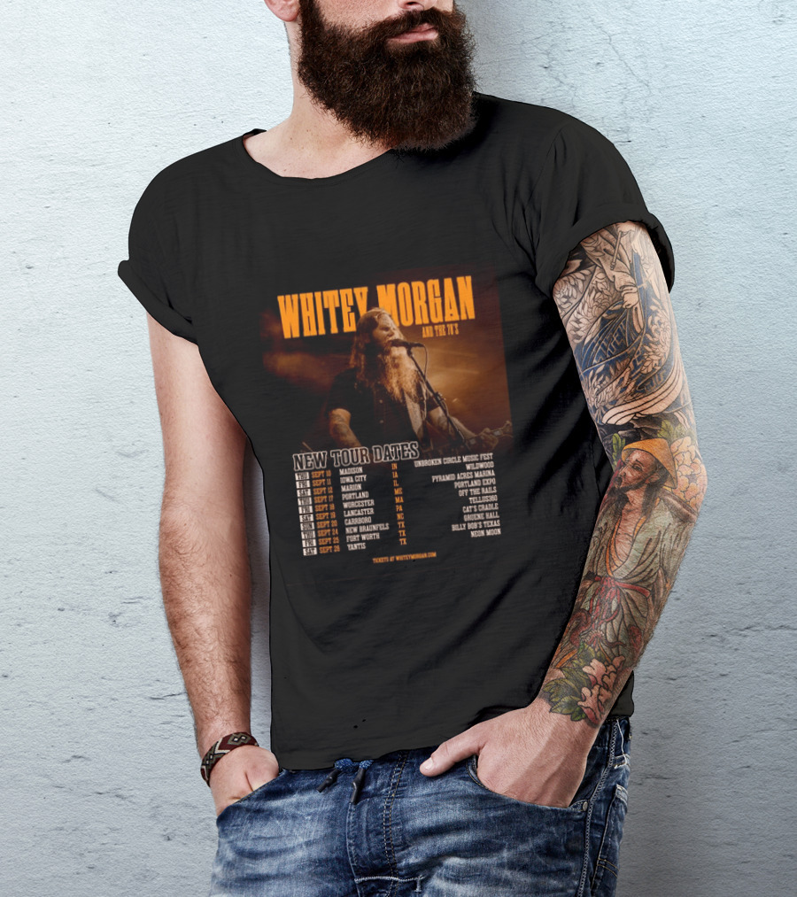 Whitey Morgan And The 78's New Tour Dates 2026 Concert Schedule T-Shirt