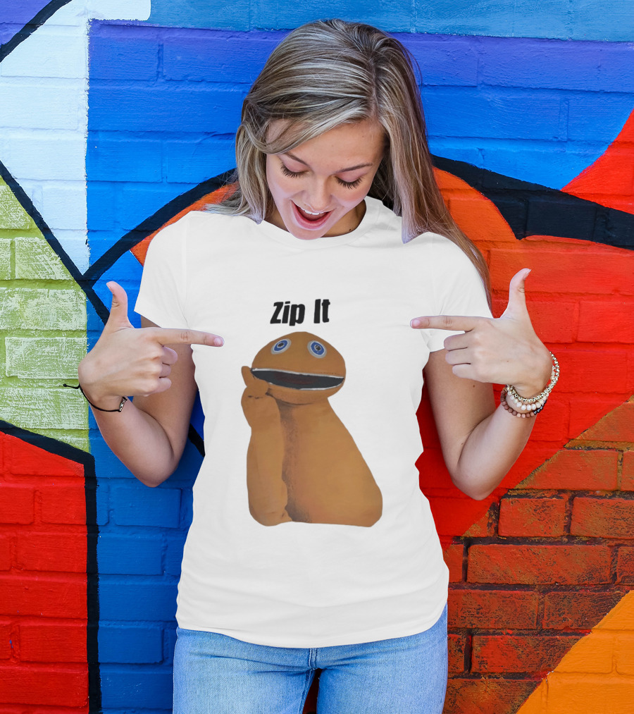 Rainbow Zippy Zip It Character From Thames TV Classic Show T-Shirt