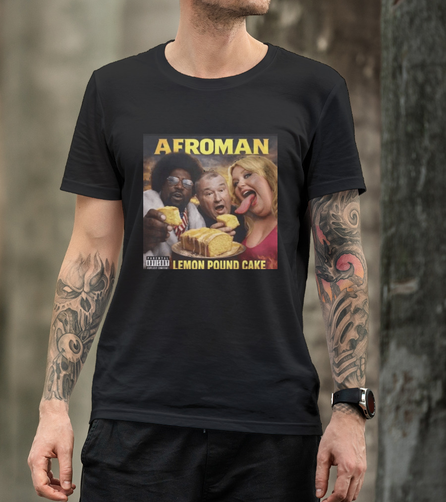 Afroman Lemon Pound Cake Featuring Iconic Cover T-Shirt