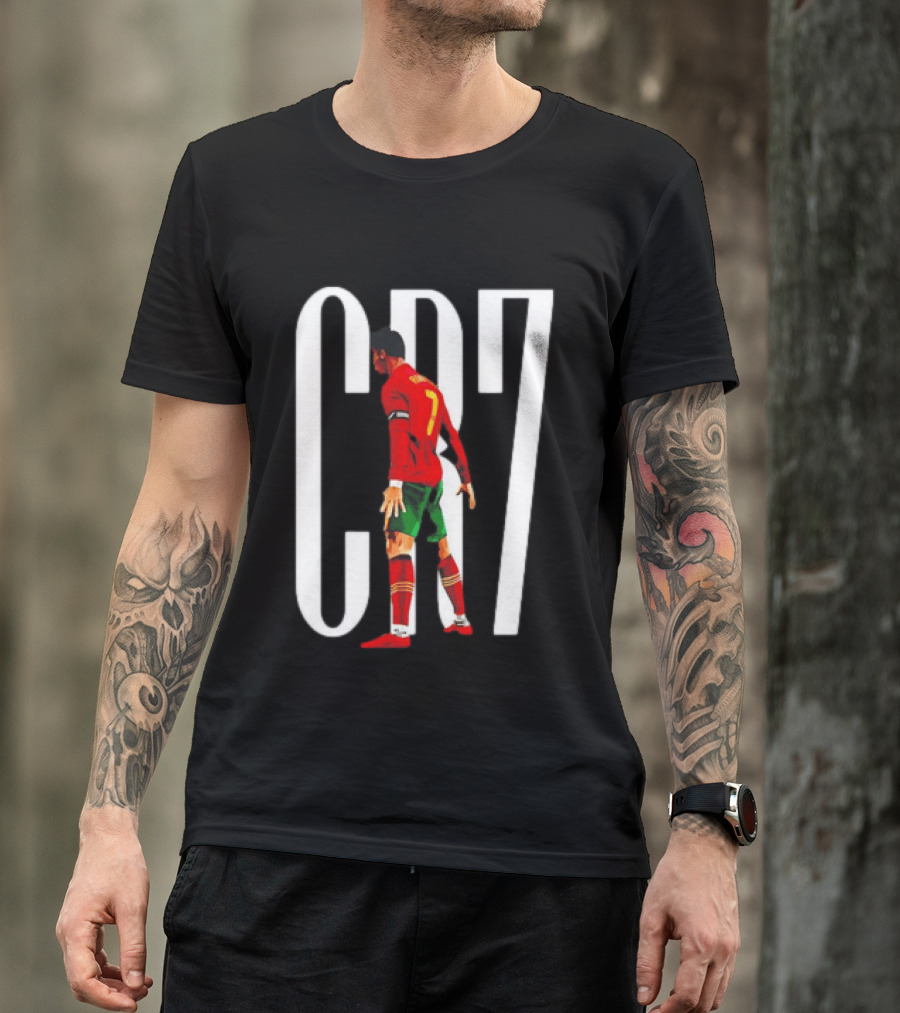 CR7 Cristiano Ronaldo Portugal National Team Iconic Number 7 Soccer Legend T-Shirt
