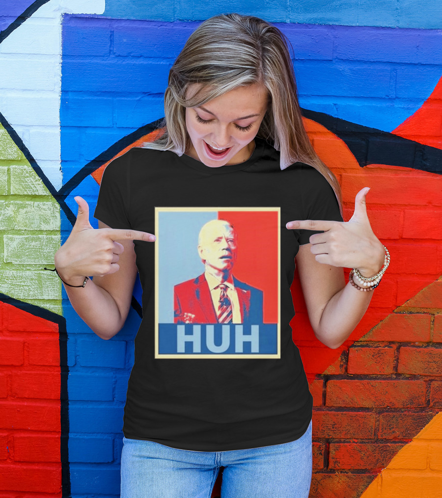 Huh Joe Biden Red Blue T-Shirt