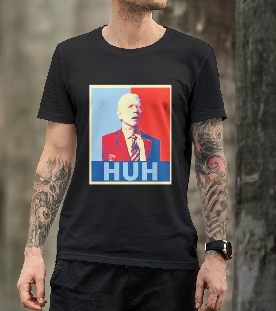 Huh Joe Biden Red Blue T-Shirt