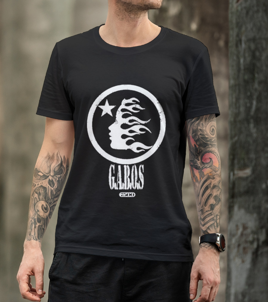 Gabos Hellstar Flame Profile Star T-Shirt