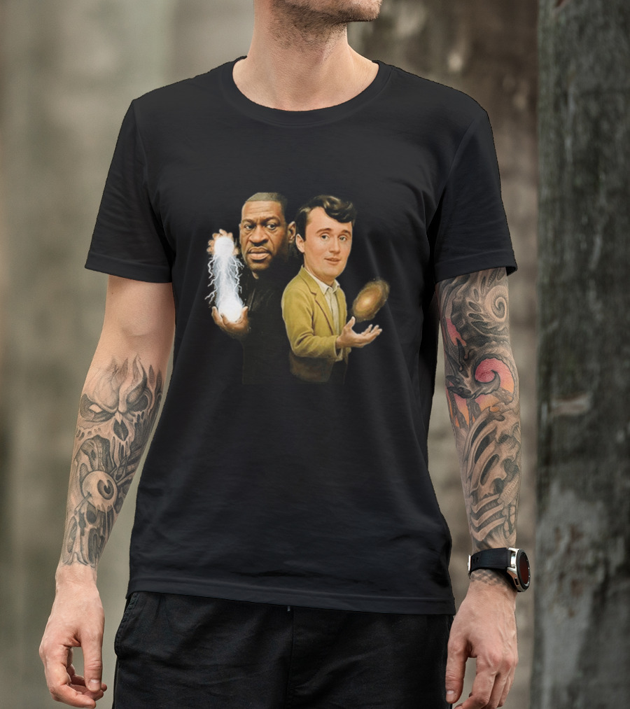 George Floyd And Charlie Kirk Wizard T-Shirt