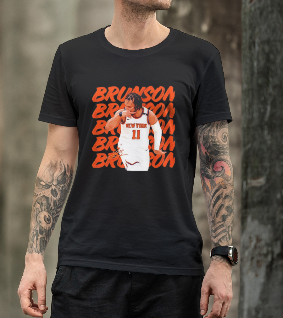 Brunson 11 New York Knicks Basketball Player T-Shirt