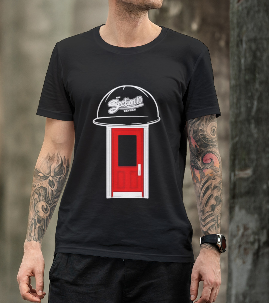 The Section 10 Tavern Red Door Boston Red Sox Fenway Park Baseball T-Shirt