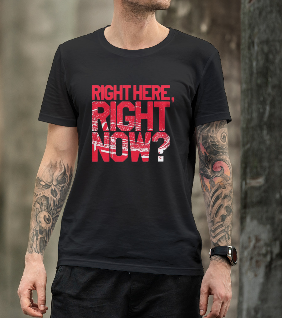 Buffalo Bills Right Here Right Now Where Else Would You Rather Be T-Shirt