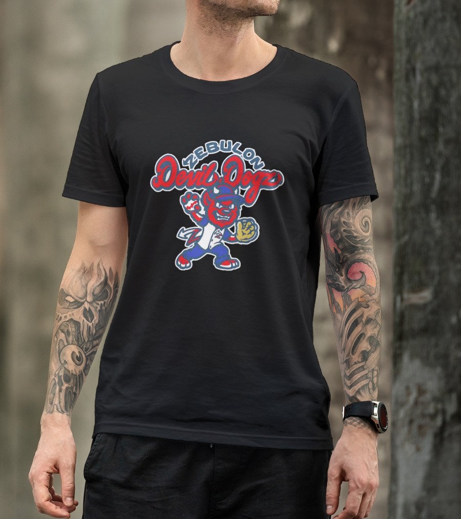 Zebulon Devil Dogz 2026 Baseball Team T-Shirt