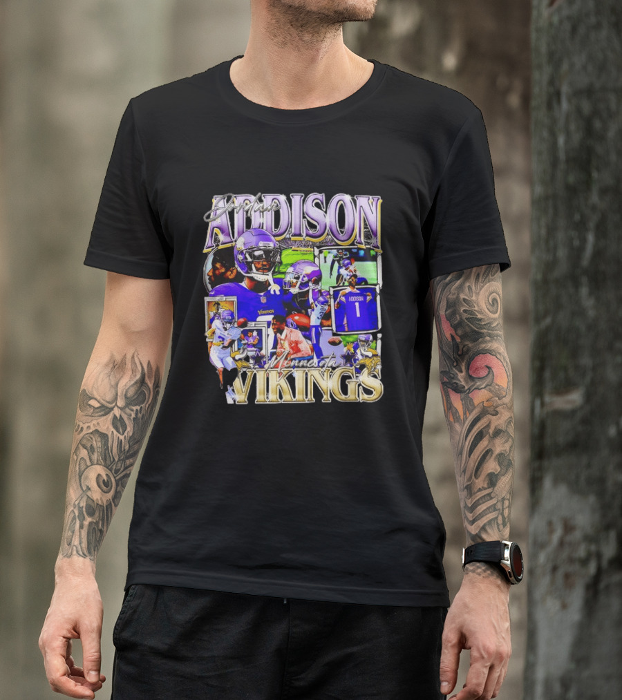 Jordan Addison Minnesota Vikings Stars And Highlights T-Shirt